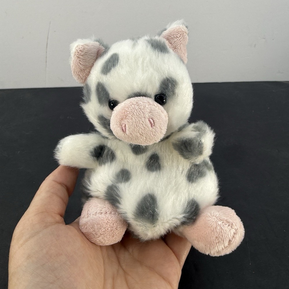 Aurora - Palm Pals - 4.5" Piggles Spotted Piglet Adorable Stuffed Animal